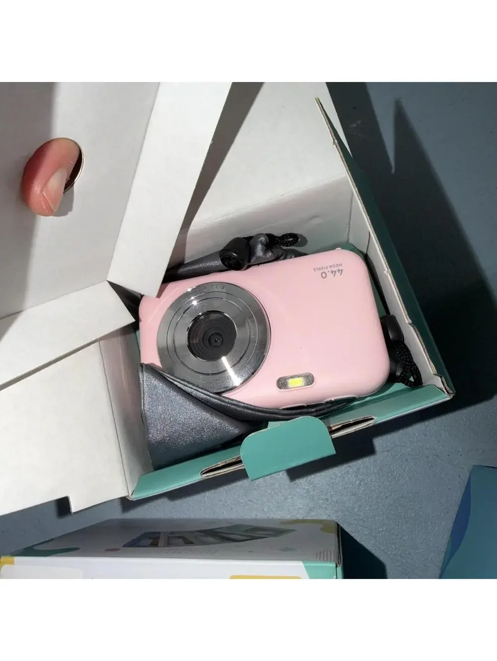 Lot of 5 PINK FHD 1080P Digital Camera Compact 16x Zoom Card Vintage Style Retro